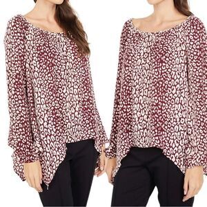 Michael Michael Kors Women’s 70s Baby Cat Hank Top in the Size Large